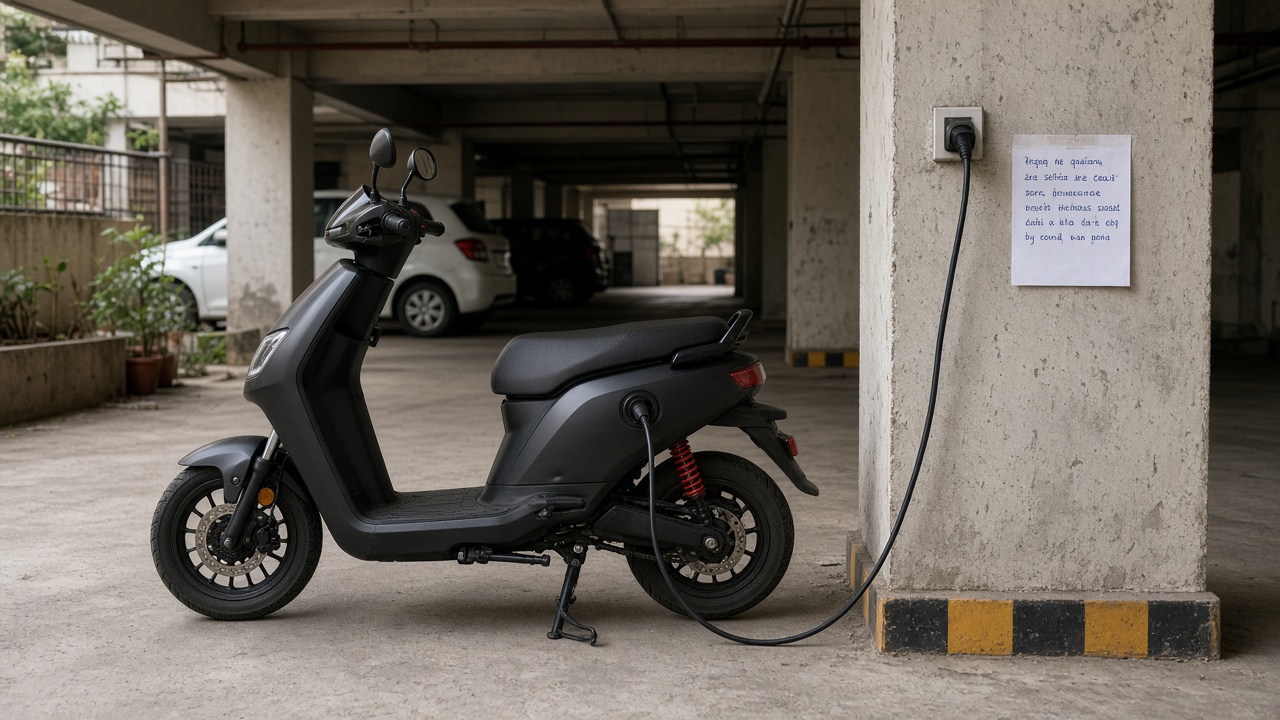 The scooter is the EV India actually bought